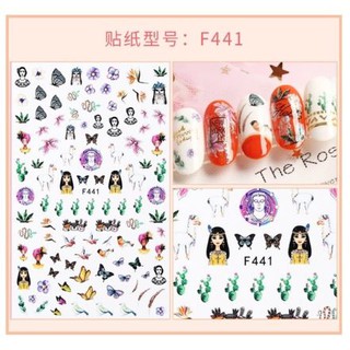 Sticker trang trí móng mẫu mới
