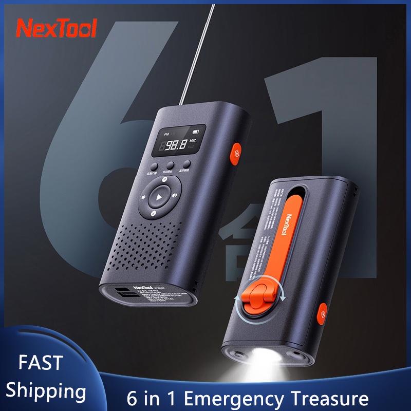 Đèn Pin Tích Hợp Radio Cầm Tay Đa Năng Tiện Dụng