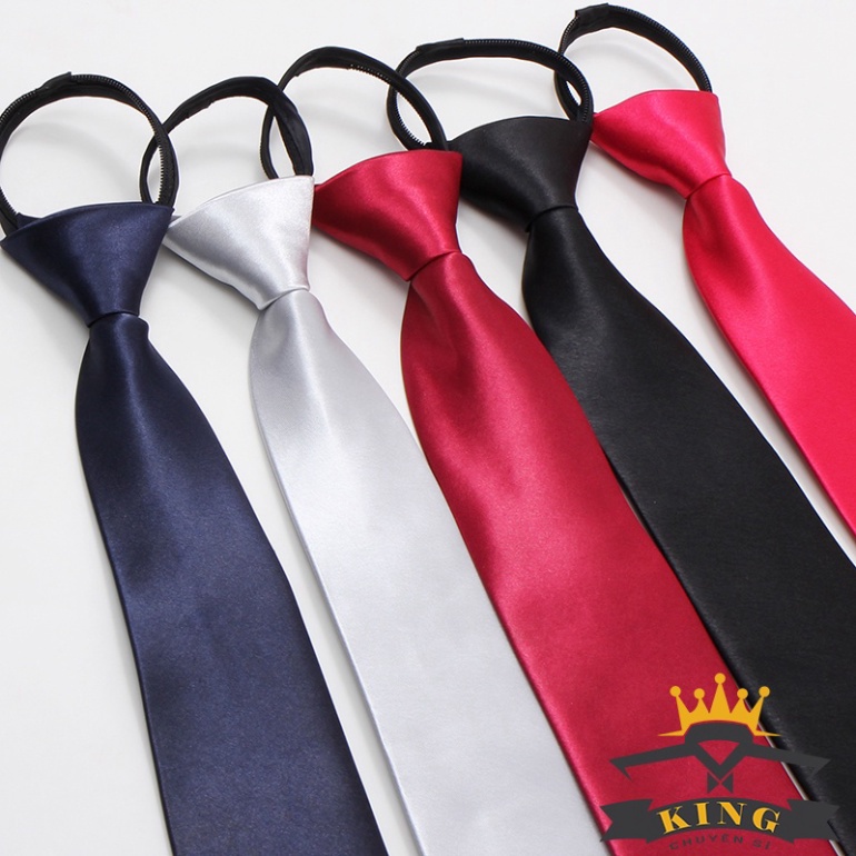 Cà vạt nam KING caravat lụa silk phi bóng cao cấp giá rẻ [C015]