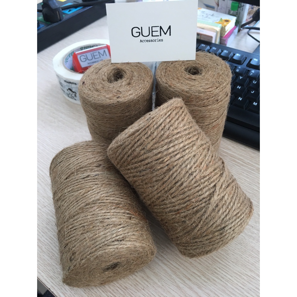 Cuộn dây thừng 150m trang trí làm đồ handmade, túi giấy