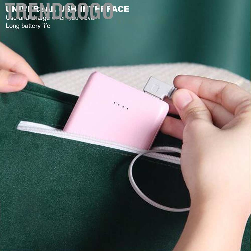 (Hàng Mới Về) Gối Sưởi Ấm Tay Bằng Điện Chống Nước Có Cổng Sạc Usb