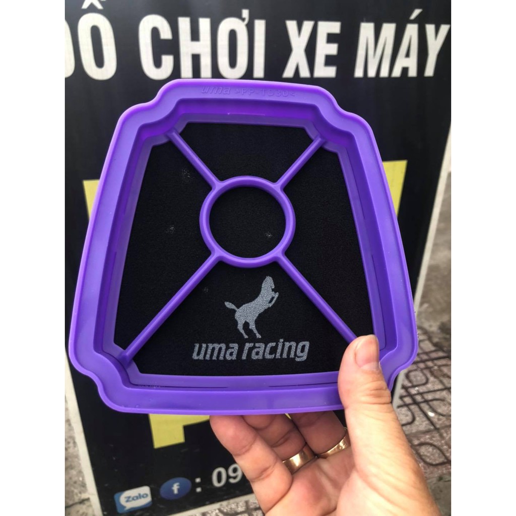 Lọc Gió Uma Racing Chính hãng cho các dong xe Exciter - Winner - Sonics - Ab Vairo Sh mode