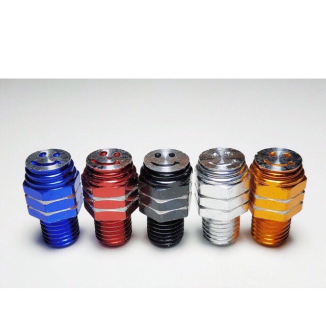 Nút- Ốc chân gương xe máy Honda, Yamaha hình mặt cười - có bán lẻ
