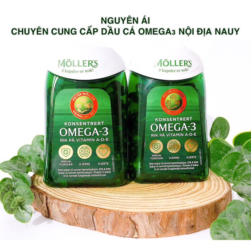 Dầu Cá Omega3 Moller Nội Địa Nauy-Hộp 112/Viên | Thế Giới Skin Care