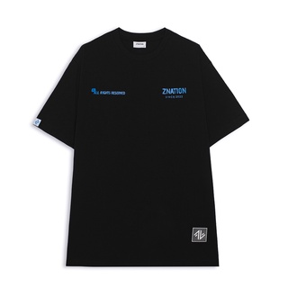Áo Thun ZNATION Basic Tee Unisex Oversize Màu Đen