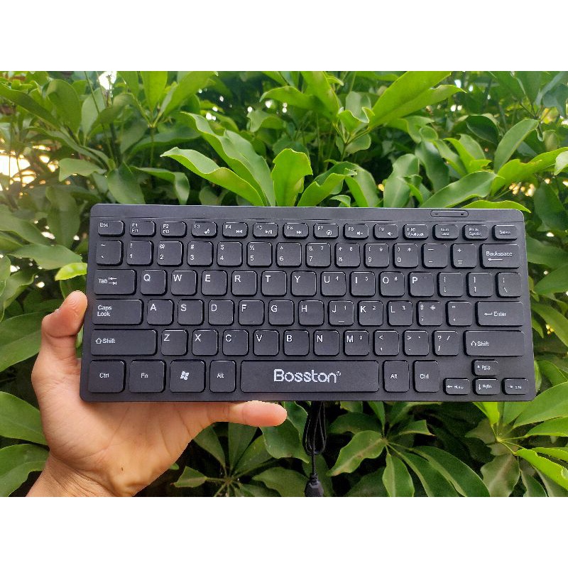 Bàn Phím Bosston Mini 868 có dây kết nối USB dùng cho Laptop - PC