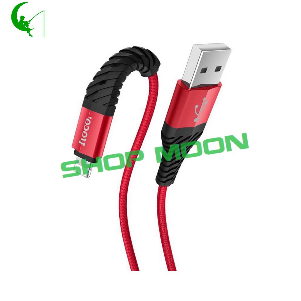 Cáp Sạc Iphone, Sạc Nhanh + Chống Gãy, Dây Sạc Chính Hãng Hoco X38  Iphone Samsung