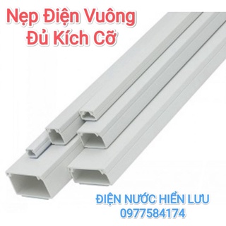 Nẹp điện nhựa vuông tiến phát 1p5 ,2p, 2p5, 3p, 4p