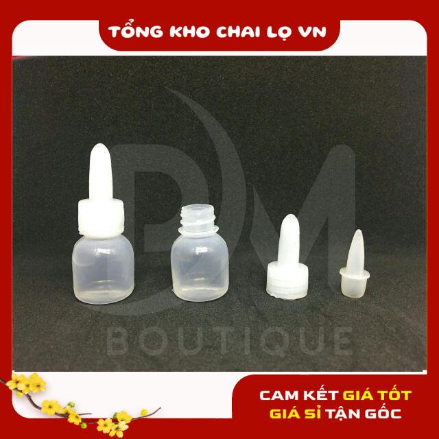 Lọ Nhựa ❤ 100 Lọ nhỏ mắt 5ml,10ml,20ml , ống hút mụn, máu bầm , phụ kiện du lịch