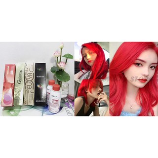 Tuýp Thuốc Nhuộm Tóc Màu Đỏ Mix Red 0/66 Hair Dye Cream