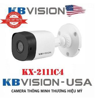 BH 2 Năm CHÍNH HÃNG-KBVISION-KX-KX-2111C4- 2.0 MP-HD ANALOG CAMERA-CHIP PANASONIC