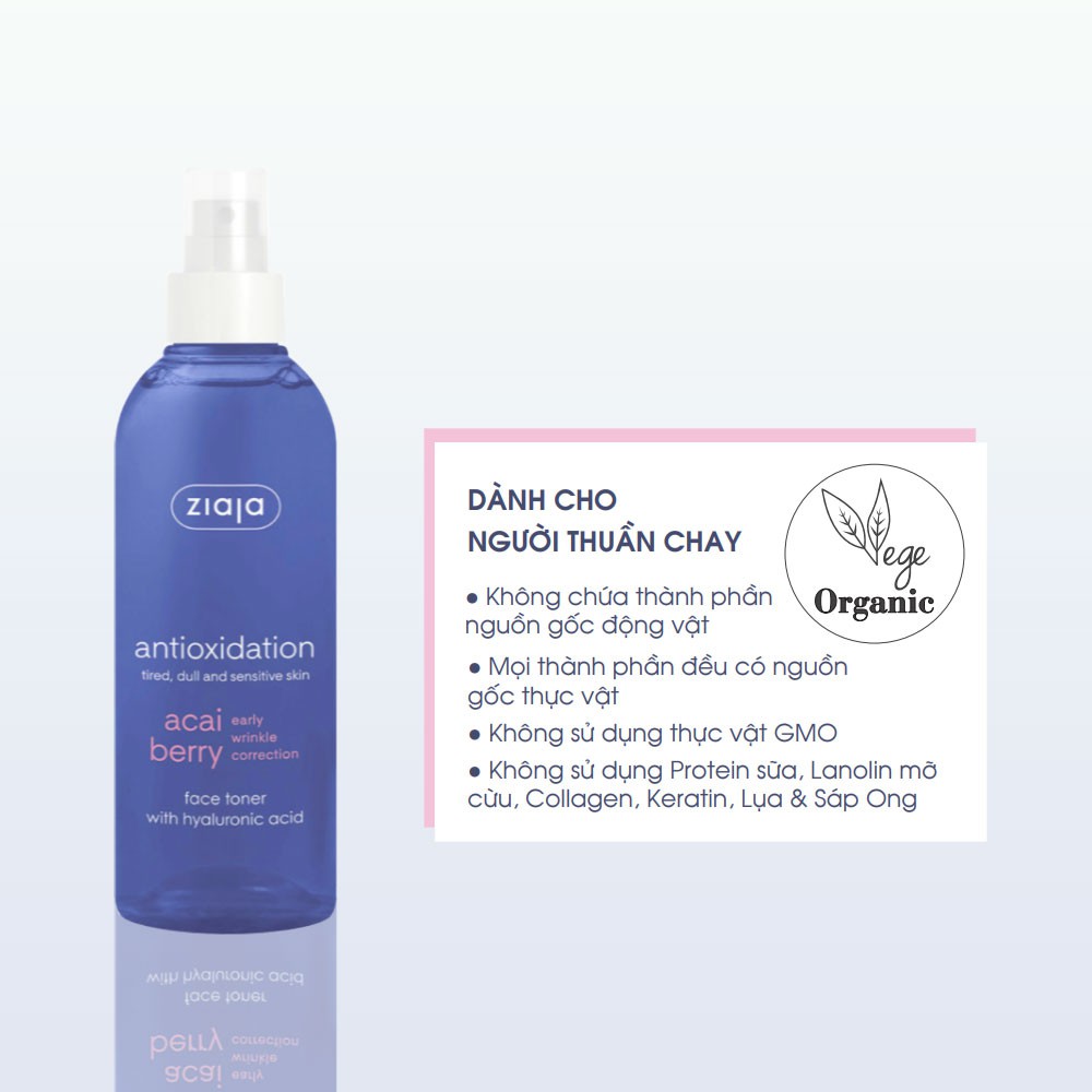 XỊT CÂN BẰNG DƯỠNG ẨM HYALURONIC CHỐNG OXY HÓA – ZIAJA – 200ML | BigBuy360 - bigbuy360.vn