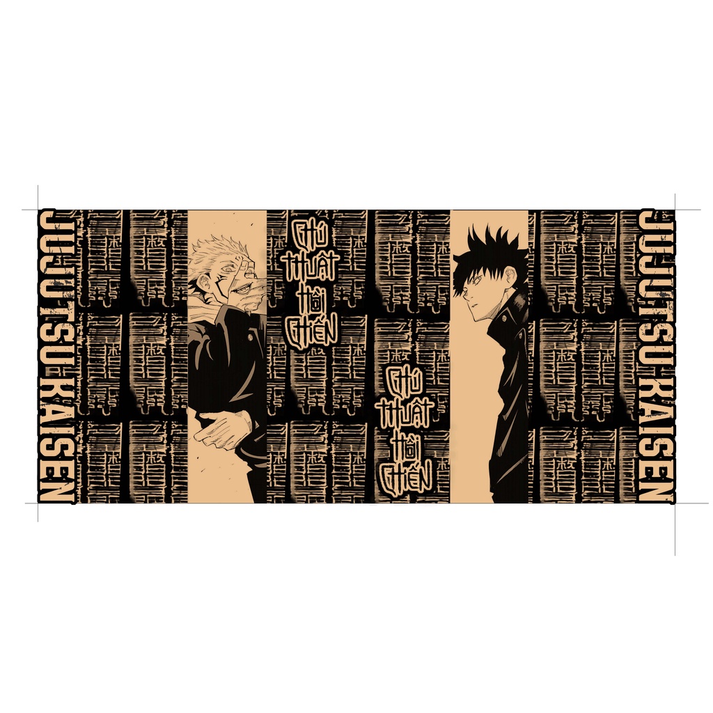 BÌA CHÚ THUẬT HỒI CHIẾN GIẤY KRAFT HANDMADE