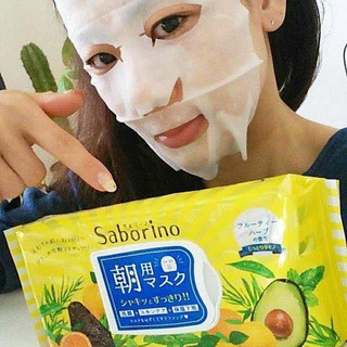 MẶT NẠ HOA QUẢ - SABORINO 32 MIẾNG