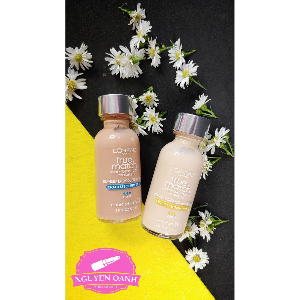 Kem nền L'Oréal True Match Super-Blendable Makeup Liquid Foundation SPF17 | BigBuy360 - bigbuy360.vn
