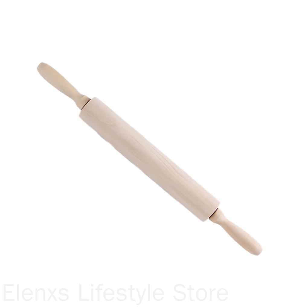 NONE Cây Lăn Bột Làm Bánh Bằng Gỗ