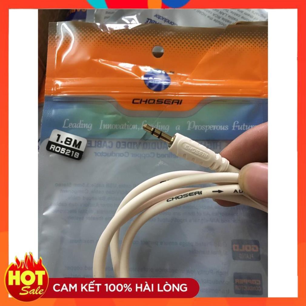 [Hàng Xịn] Dây Loa 1 ra 2 dài 1.8m, 3m... Dây choseal loại tốt trắng, dẻo.