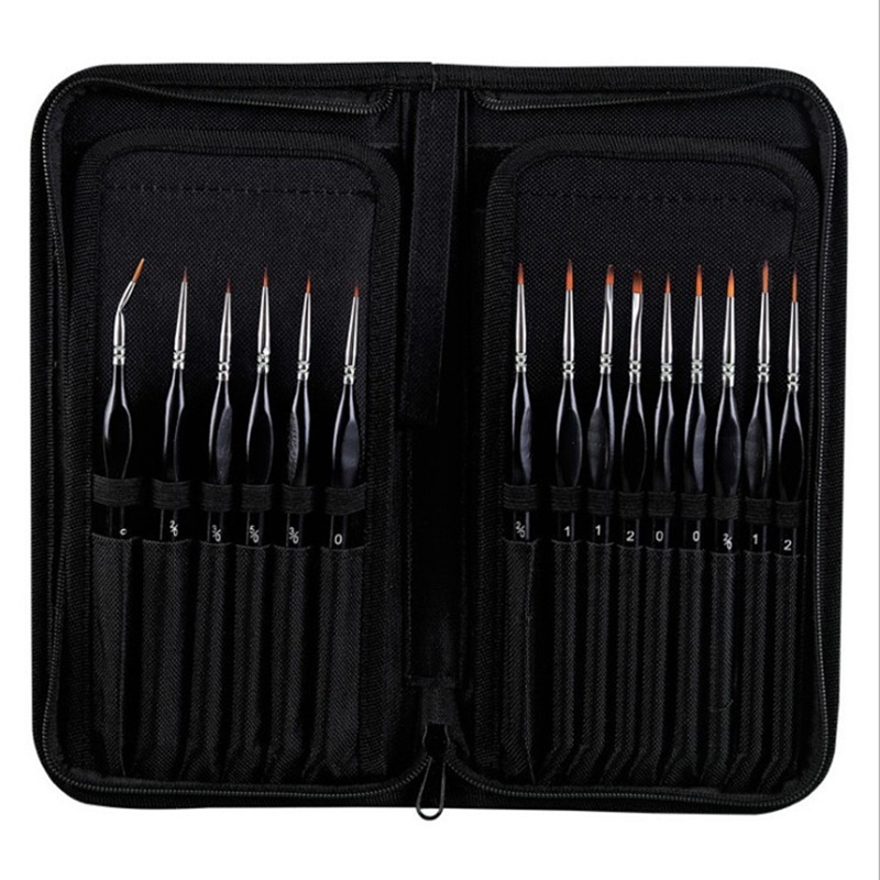 Set 15 Cọ Vẽ Màu Nước Chuyên Nghiệp