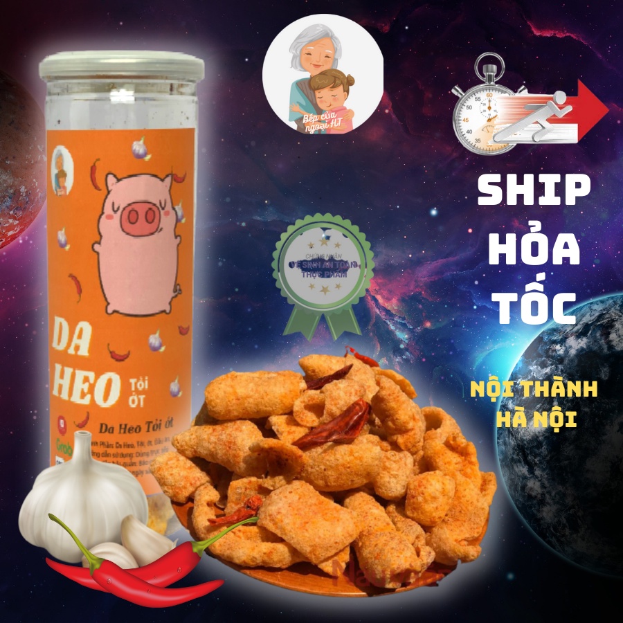 Da heo tỏi ớt siêu ngon 160g Bếp của ngoại đồ ăn vặt Hà Nội