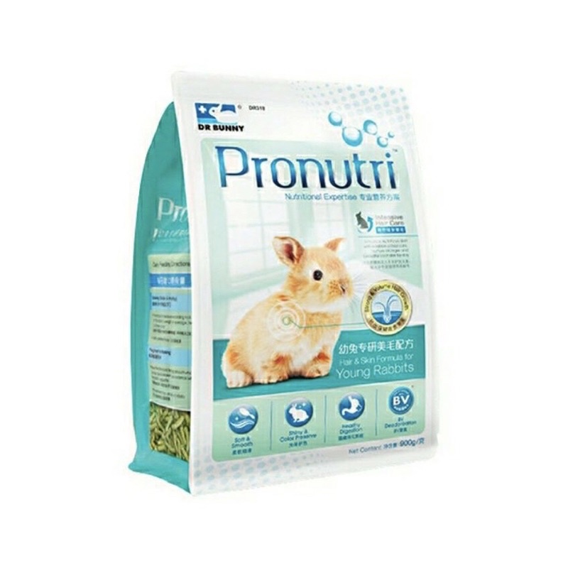 Thức Ăn cho Thỏ Dr Bunny Pronutri Đẹp Lông 900g