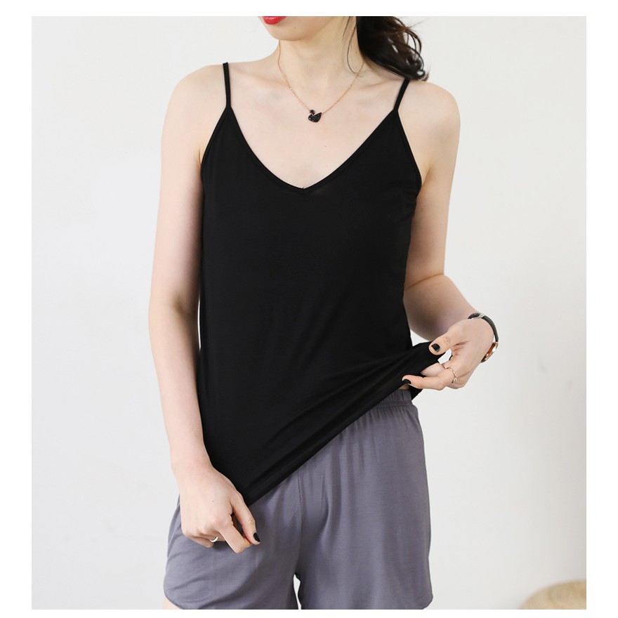 (𝐒𝐚̆̃𝐧 𝐇𝐚̀𝐧𝐠- 𝐂𝐡𝐚̂́𝐭 Đ𝐞̣𝐩) Áo 2 Dây Chất Đẹp Mặc Nhà, Mặc Đi Ngủ Thoáng Mát, Co Giãn 4 Chiều Nhiều Màu A1 | BigBuy360 - bigbuy360.vn