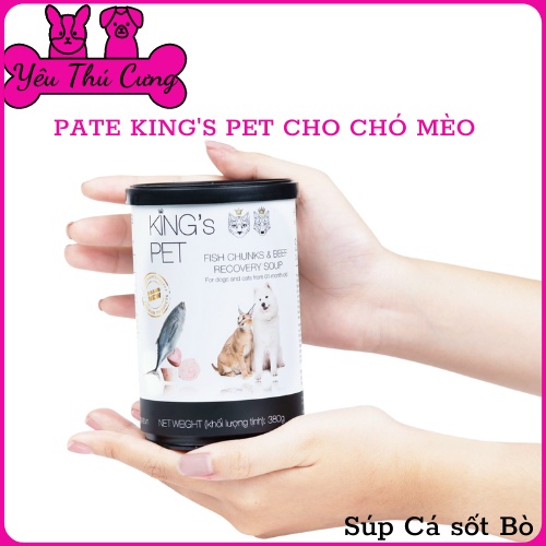 Pate King's Pet cho Chó Mèo- 6 vị.....YEUTHUCUNGDAKNONG