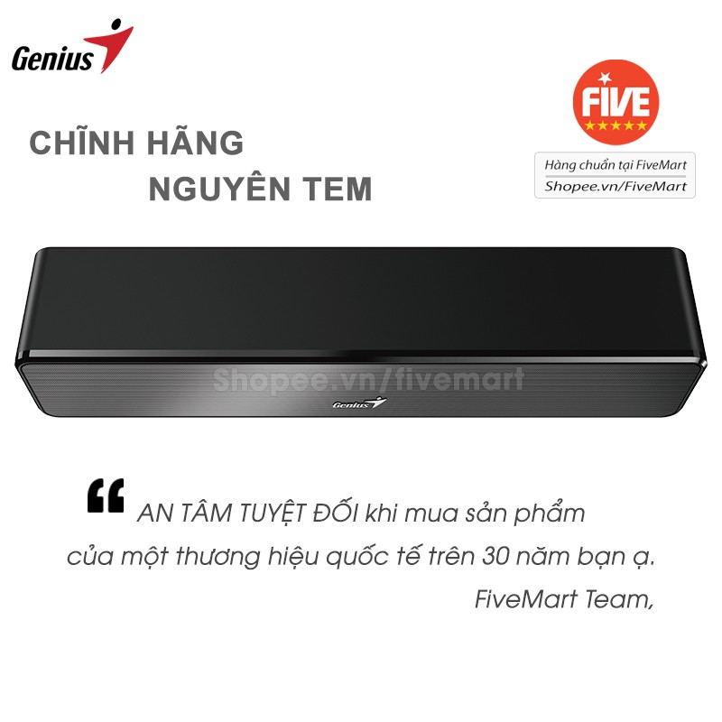 [Mã ELHACE giảm 4% đơn 300K] Loa SoundBar 100 Âm Thanh Vòm Sống Động Phong Cách Rạp Phim, Fullbox, Chính Hãng GENIUS