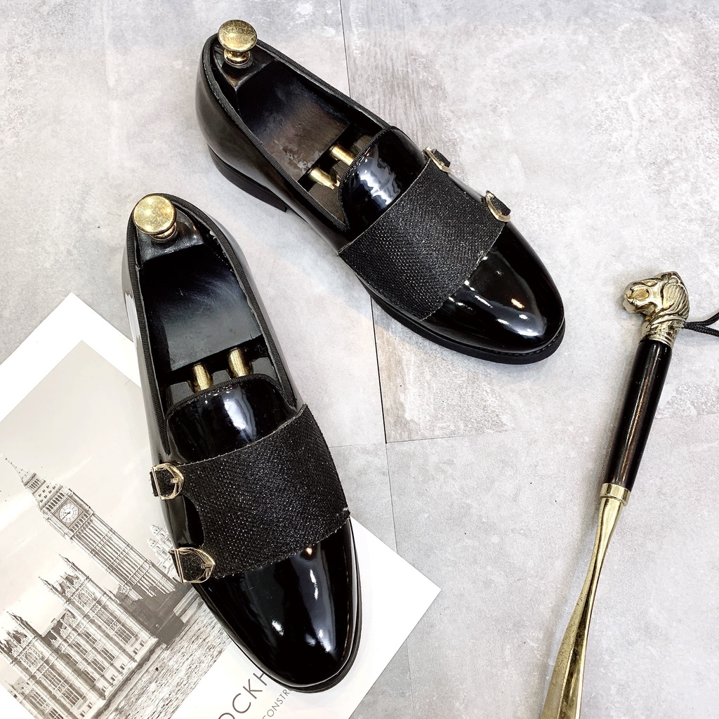 Giầy tây, giày da nam da bóng cao cấp,kiểu dáng Loafer   : 83