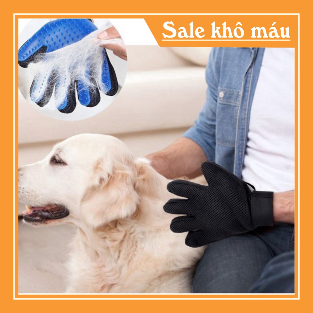 [FLASH SALE] Phụ kiện chó mèo Gang tay chải lông chó mèo