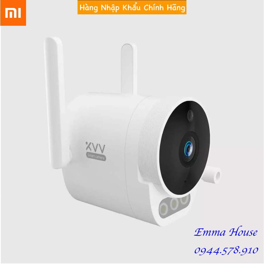 Camera ngoài trời Xiaomi Xiaovv B10 kết nối wifi ứng dụng Mi Home chống nước, BH 03 Tháng