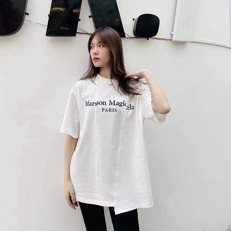 Áo Thun cotton In logo Bảng Điều Khiển Mới mm6 Mm