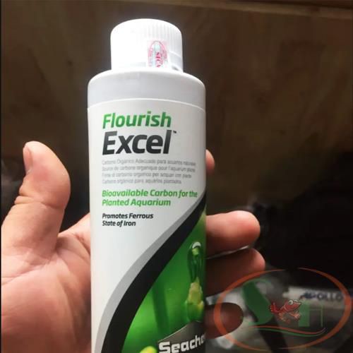 [Mã 253FMCGSALE giảm 8% tối đa 100K đơn 500K] Diệt Rêu Hại Seachem Flourish Excel Bổ Sung Co2 Lỏng