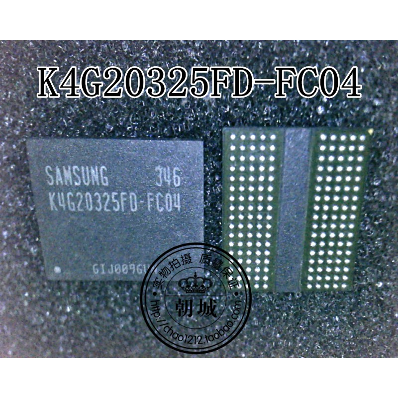 K4G20325FD-FC04 FC04 chip ram trên card màn hình - dùng cho thợ sửa chữa chuyên nghiệp