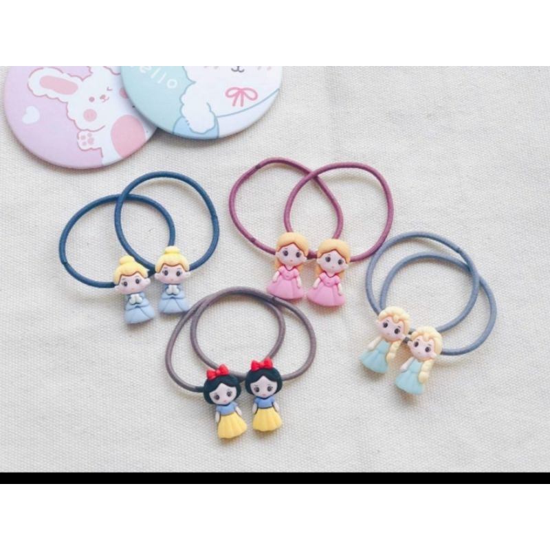 (giá sỉ) 1dây cột tóc công chúa nơ,hoa quả trái cây,thức ăn siêu cute cho bé ( shop giao ngẫu nhiên)