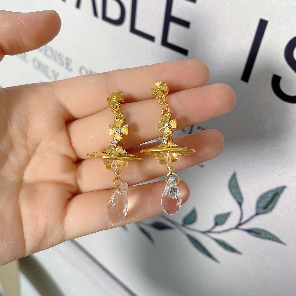 Vòng cổ Mặt Hình Hành Tinh Phong Cách Anime Westwood Vivienne Thời Trang Cá Tính