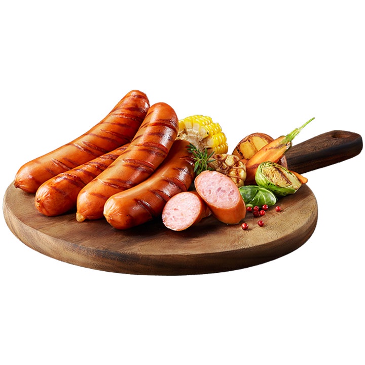 1Kg Xúc xích vườn bia Bevin gồm 2 gói 500g)