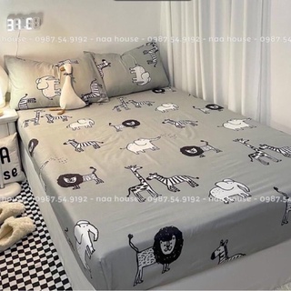 Ga chống thấm cotton cao cấp, drap chống thấm cotton cho bé nằm trực tiếp, không nóng bí, không sột soạt