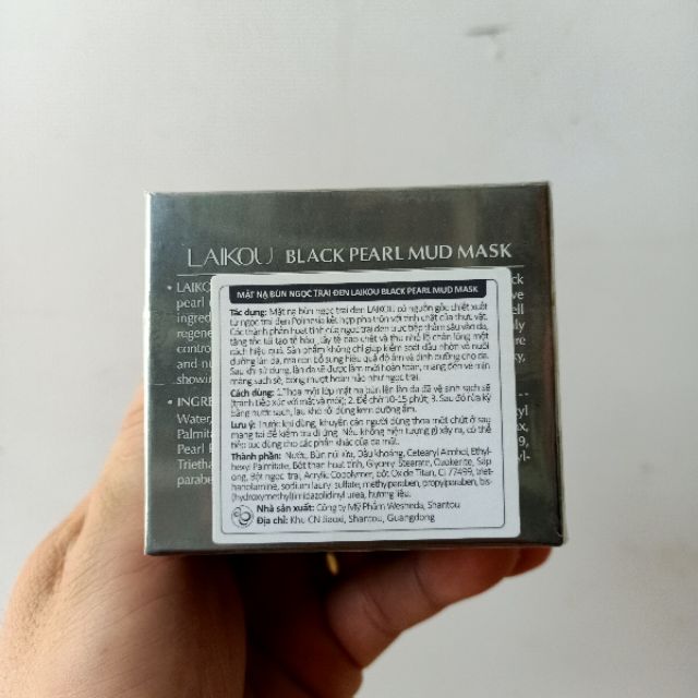 Mặt nạ bùn Ngọc Trai đen LAIKOU BLACK PEARL MUN MASK  hàng chuẩn | BigBuy360 - bigbuy360.vn