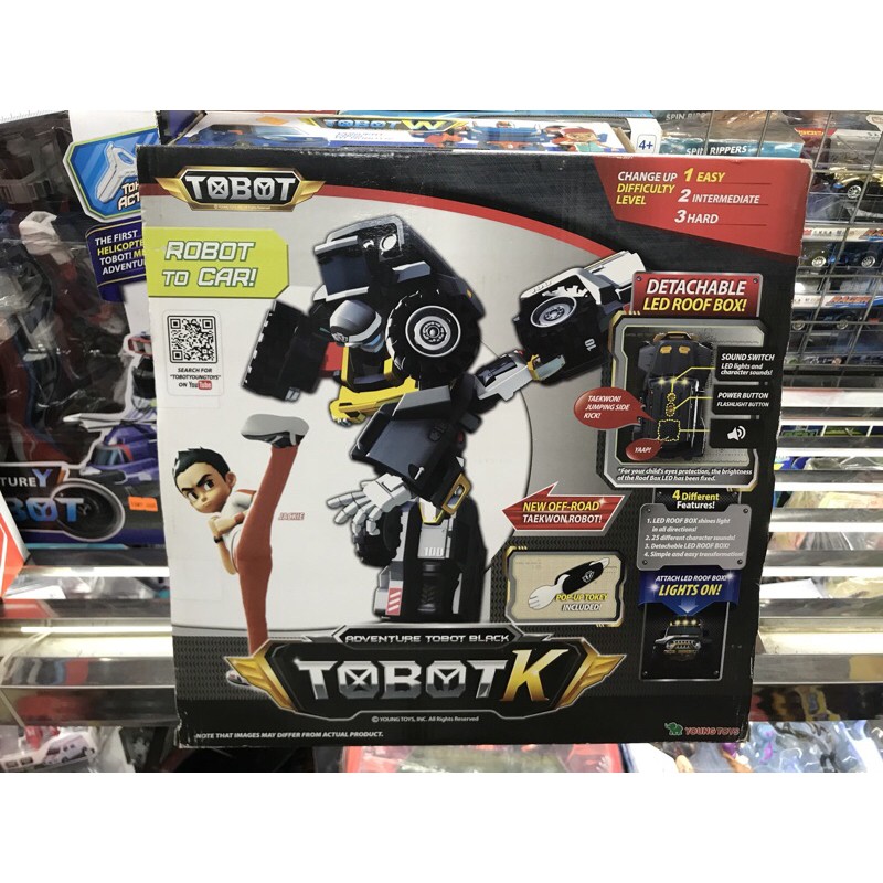 Đồ Chơi Robot Biến Hình Tobot Chính Hãng Young Toys - TOBOT K BLACK