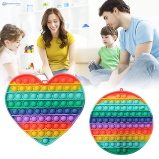 Đồ chơi nắn bóp bong bóng silicon giáo dục giải tỏa căng thẳng cỡ lớn nhiều màu sắc giảm stress
