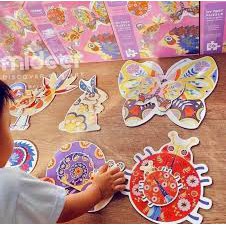 Mideer My 1st Puzzle - Các bộ xếp hình Đầu Tiên dành cho bé 18 tháng làm quen của Mideer có 6 mẫu lựa chọn