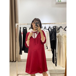[Hàng Chính Hãng] Đầm Bầu Đầm Béo Dáng Xuông Che Bắp Tay Thời Trang Thiết Kế VNXK Xuất Hàn Lee Young DK001