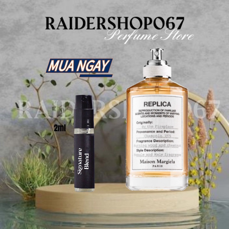 Nước hoa unisex 𝐑𝐄𝐏𝐋𝐈𝐂𝐀 By The Fireplace - 10ml