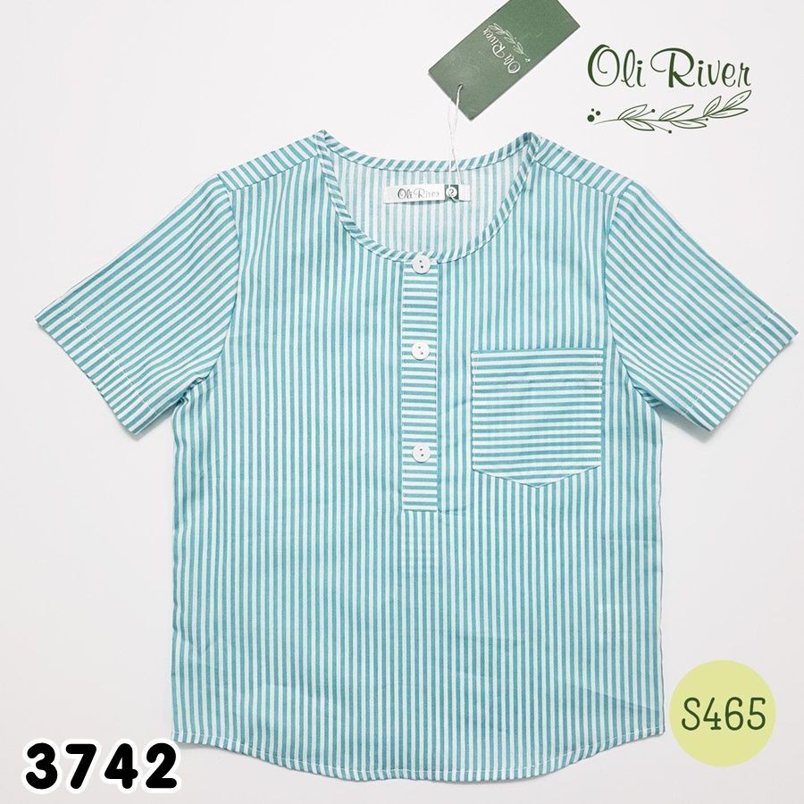 ÁO SƠ MI TAY NGẮN BÉ TRAI NHIỀU MẪU OLIRIVER