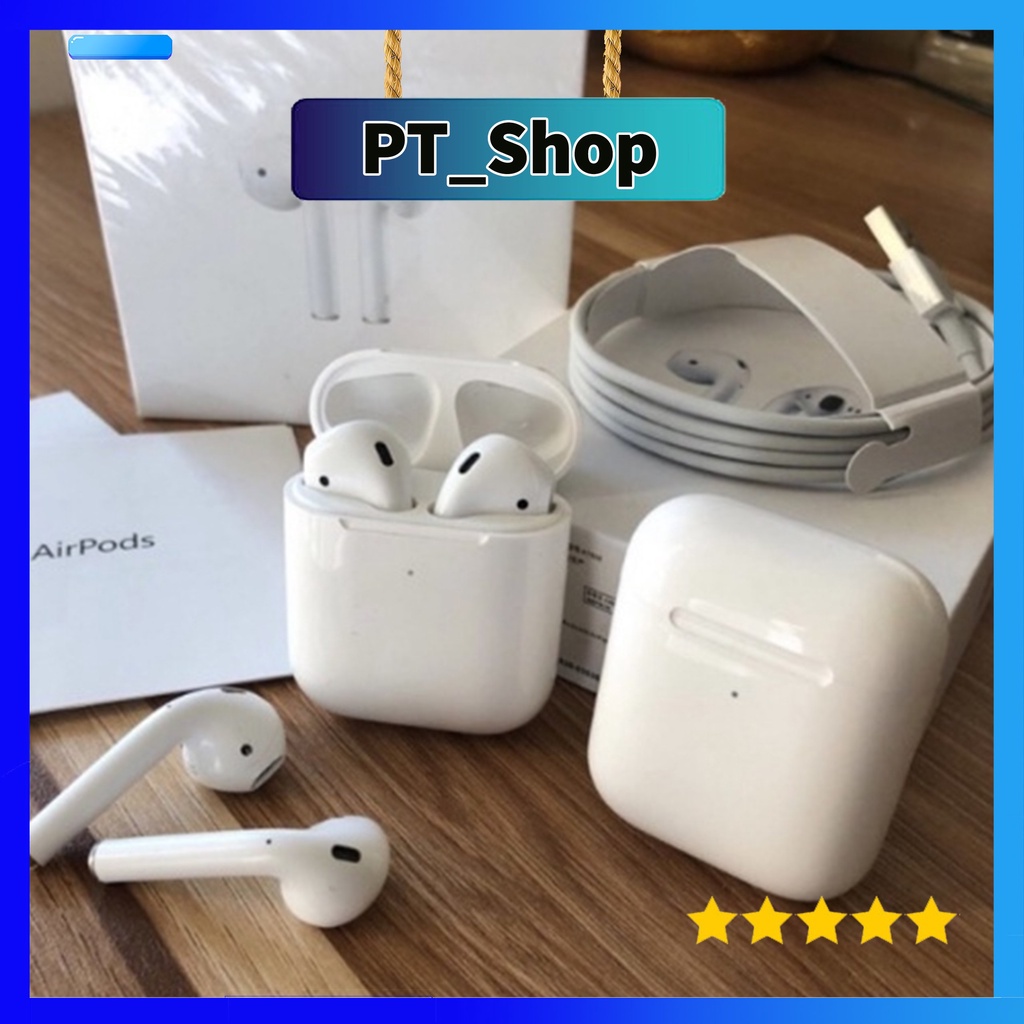 Tai Nghe Bluetooth AP2 Bản Cao Cấp Đủ Chức Năng - Định Vị - Sạc Không Dây - Có Mic - Đổi Tên - Cảm Ứng Đa Điểm