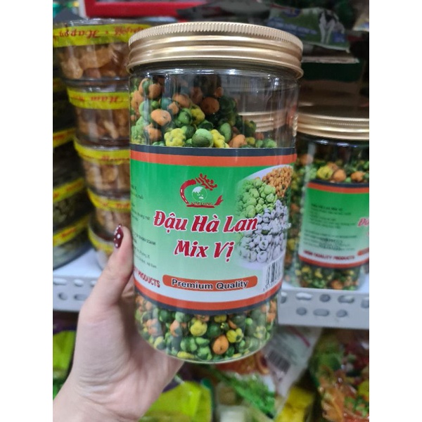 Đậu hà lan mix vị hộp 450g