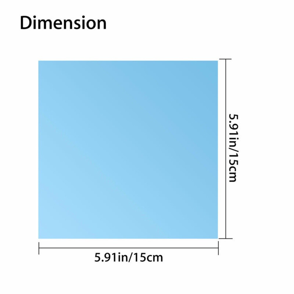 Gương Dán Tường Hình Vuông 3d 15x15cm