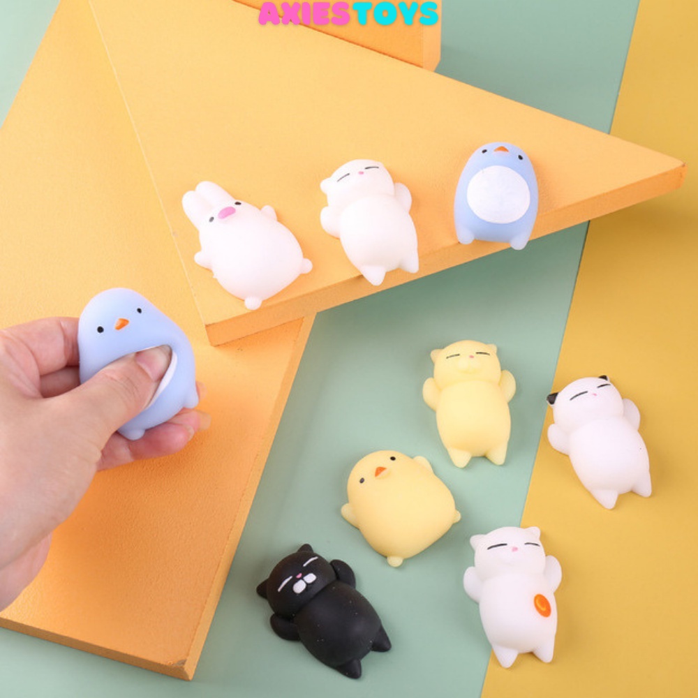 Đồ Chơi Squishy Mochi Hình Thú Cực Dễ Thương mềm dẻo