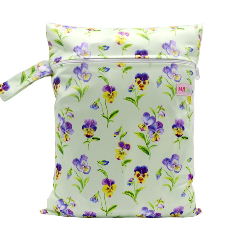 Túi Đựng Tã Lót Bằng Vải Cỡ Lớn Có Nút Gài Chống Nước Tái Sử Dụng Tiện Lợi