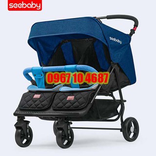 Xe đẩy đôi cao cấp seebaby t22